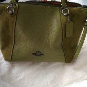 Green Coach Purse